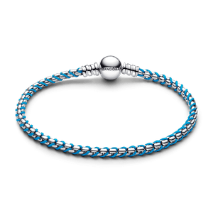 Brazalete Cadena Caja Cordón Azul